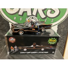 1966 BATMOBILE WITH LIGHTS AND FIGURES